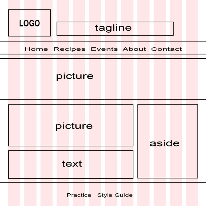 Easy Tasty Cooking Wireframe 1 image